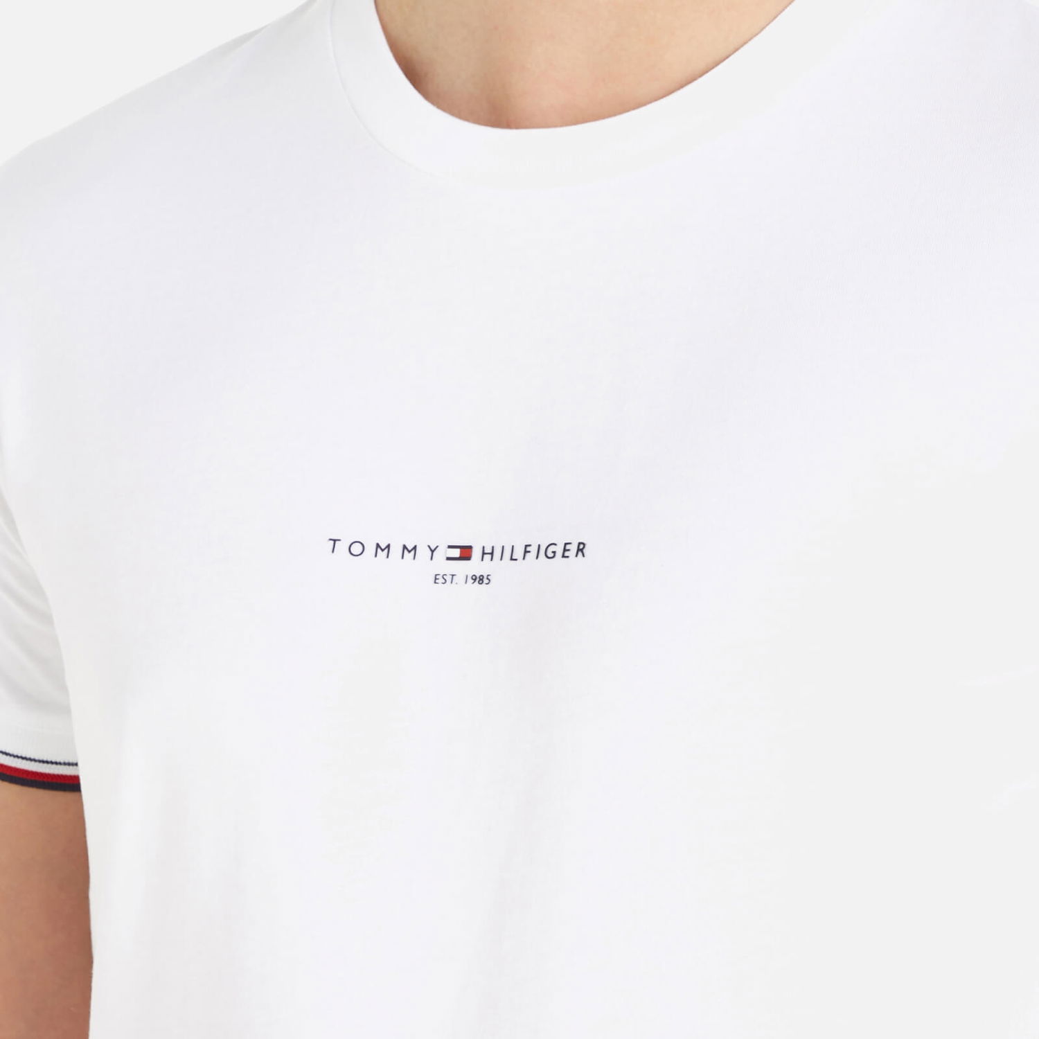 Тениска Tommy Hilfiger Tommy Logo Cotton-Jersey Бяло | MW0MW32584YBR, 0