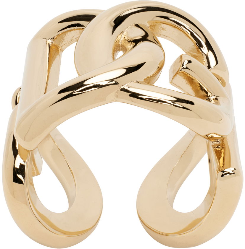 Пръстен Dolce & Gabbana Gold Logo Ring Металик | WRP6L1 W1111