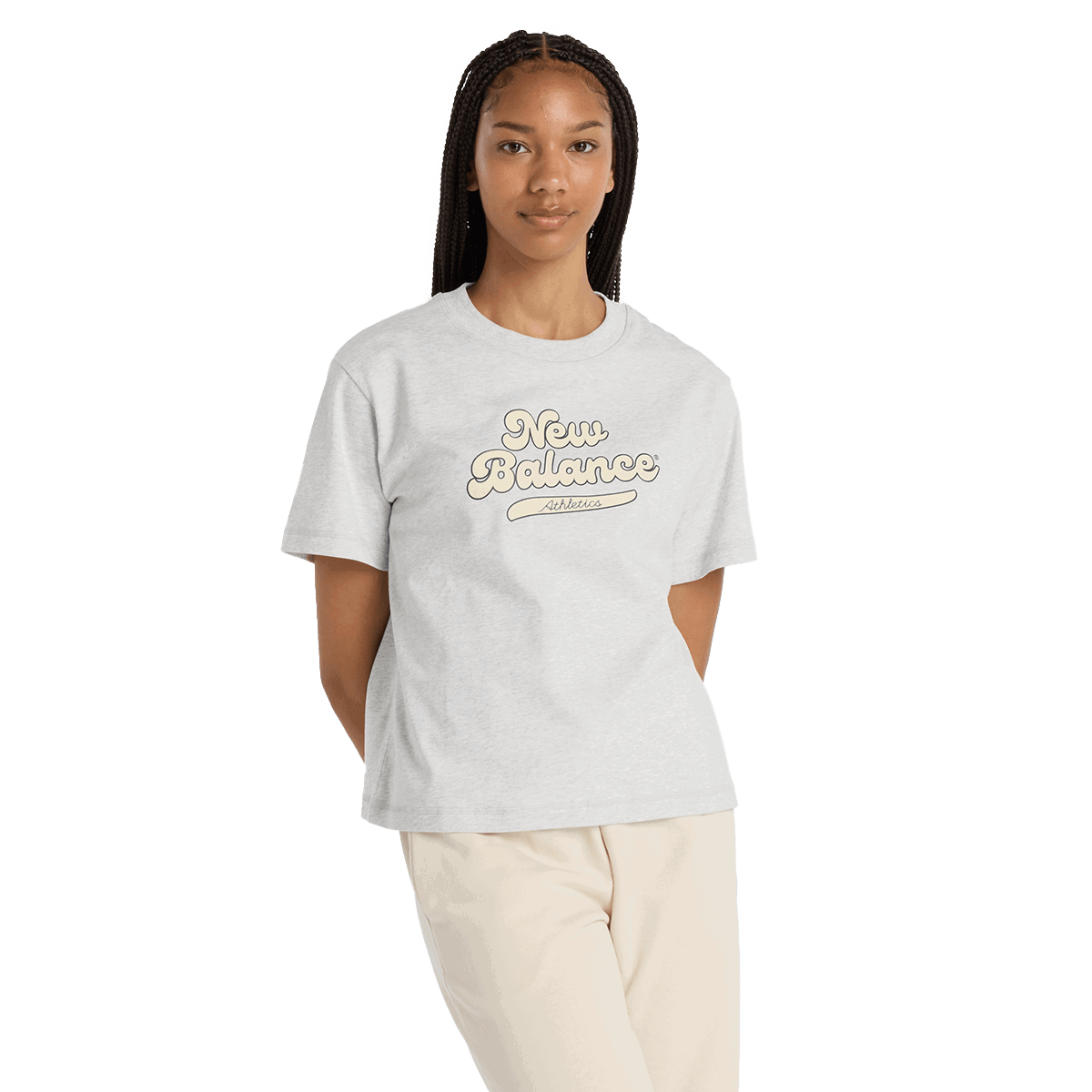 Тениска New Balance Athletics Legacy T-Shirt Сиво | WT53902-AHH, 0