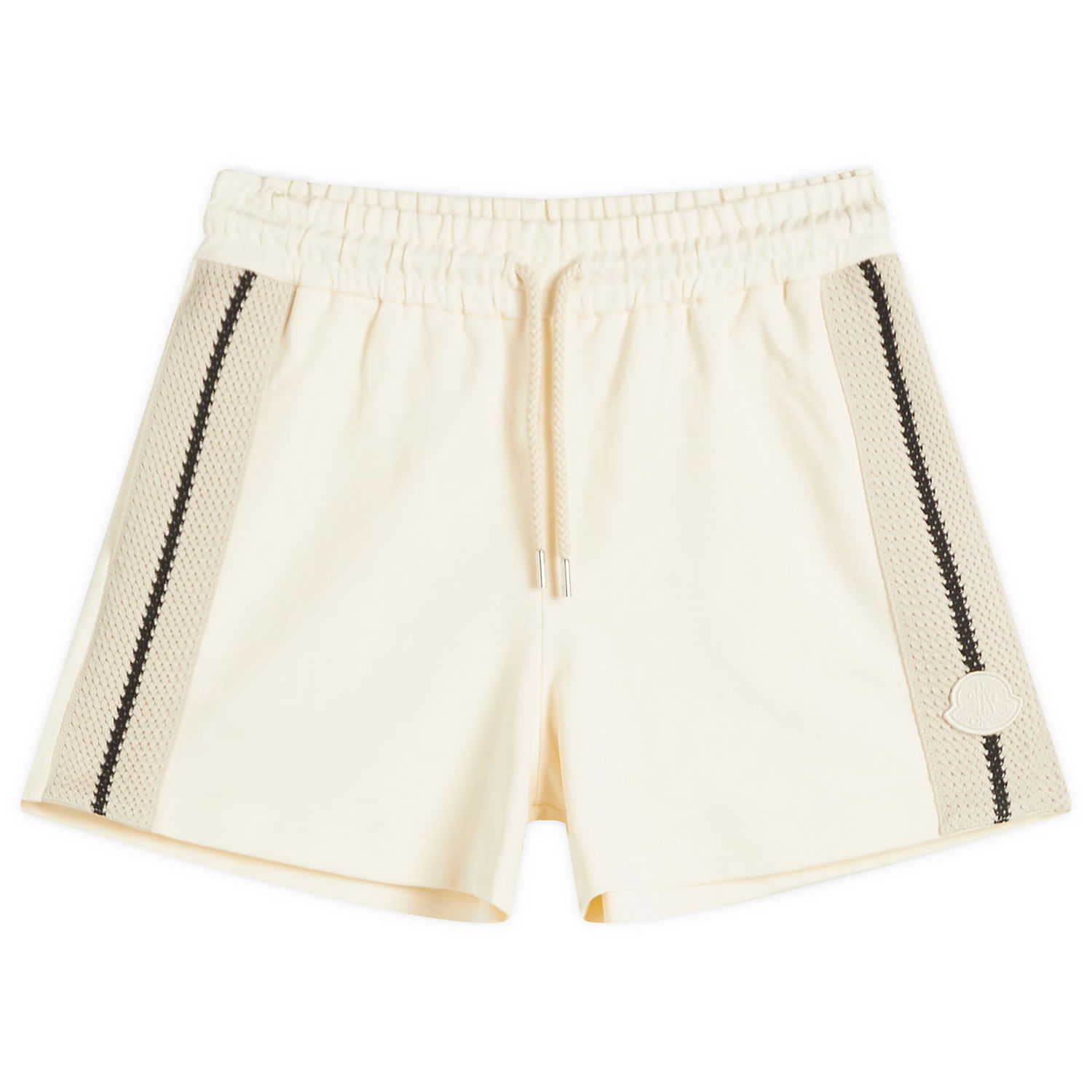 Къси панталони Moncler Moncler Women's Crochet Trim Sweat Shorts, Size Large Бежово | 8H000-17-89A1K-034, 0