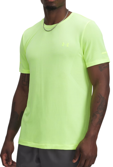 Тениска Under Armour Seamless Stride Short Sleeve T-Shirt Жълто | 1375692-731, 0