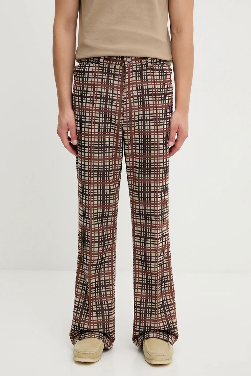 Панталони Needles Needles Boot-Cut Trousers Кафяво | RW311