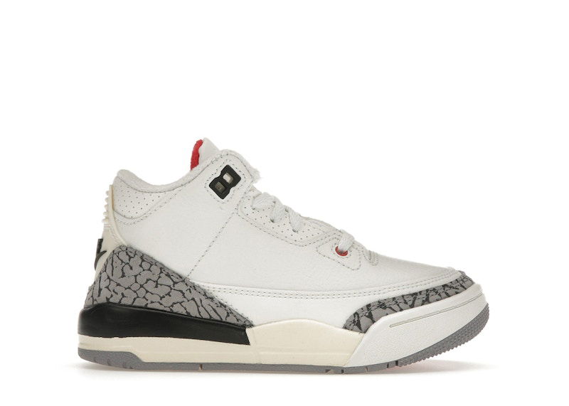 Кецове и обувки Jordan Jordan 3 Retro White Cement Reimagined (PS) Бяло | DM0966-100, 0