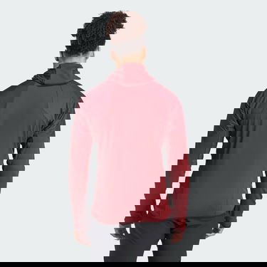 Яке adidas Performance Techrock Ultralight 1/2-Zip Hooded Fleece Jacket Бургунди | IA1811, 4