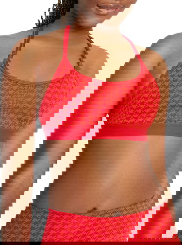 Сутиен Nike Nike Dri-FIT Indy Icon Clash Sports Bra Червено | dd1086-673, 0