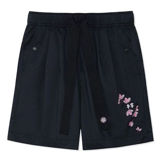 Къси панталони Li-Ning Floral Graphic Shorts Черно | AKSS942-2