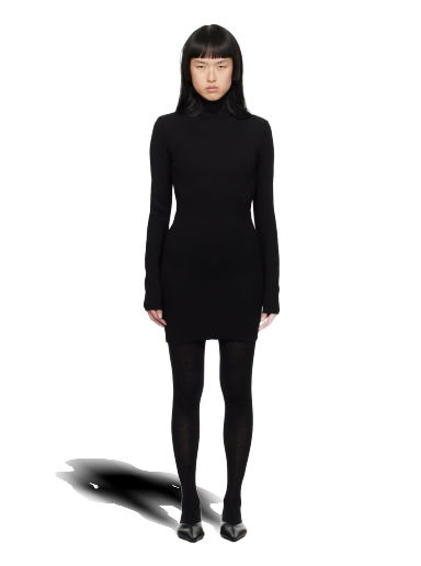 Pокля AMI Turtleneck Minidress Черно | FDR007.JE0024