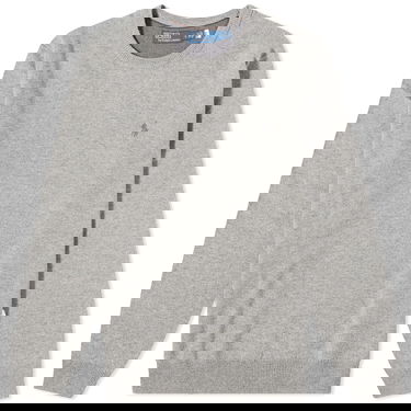 Суитчър Polo by Ralph Lauren Polo Ralph Lauren Men's Lambswool Crew Knit Fawn Grey Heather Сиво | 710876714007, 0