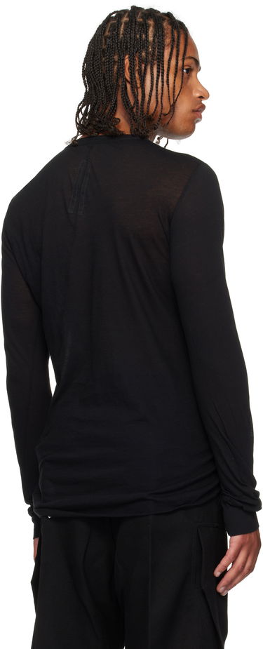 Тениска Rick Owens Rick Owens Concordians Basic Long Sleeve T-Shirt Черно | RU02E1252 UC, 2