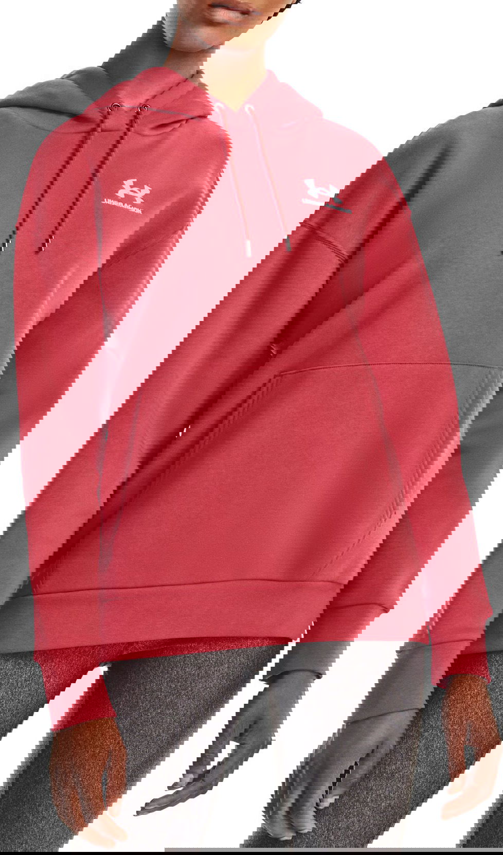 Суитчър Under Armour Essential Fleece Hoodie Червено | 1373033-638, 0