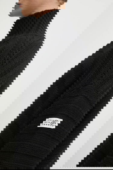 Пуловер Maison Margiela MM6 Maison Margiela Turtleneck Sweater Черно | SH0HA0004.M13040.900, 3