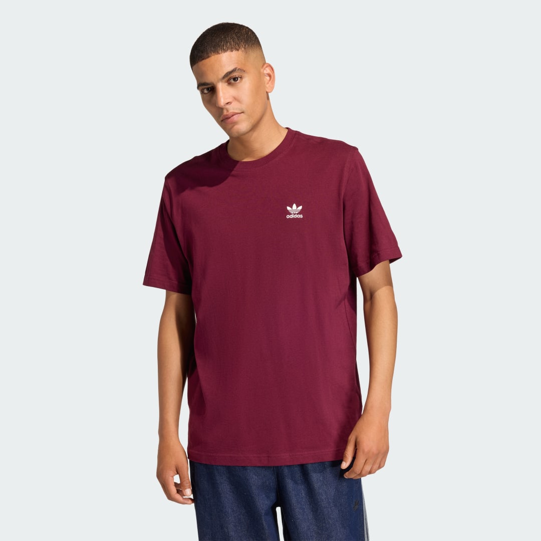 Тениска adidas Performance Essential Loose Short Sleeve T-Shirt Бургунди | HY2077, 0