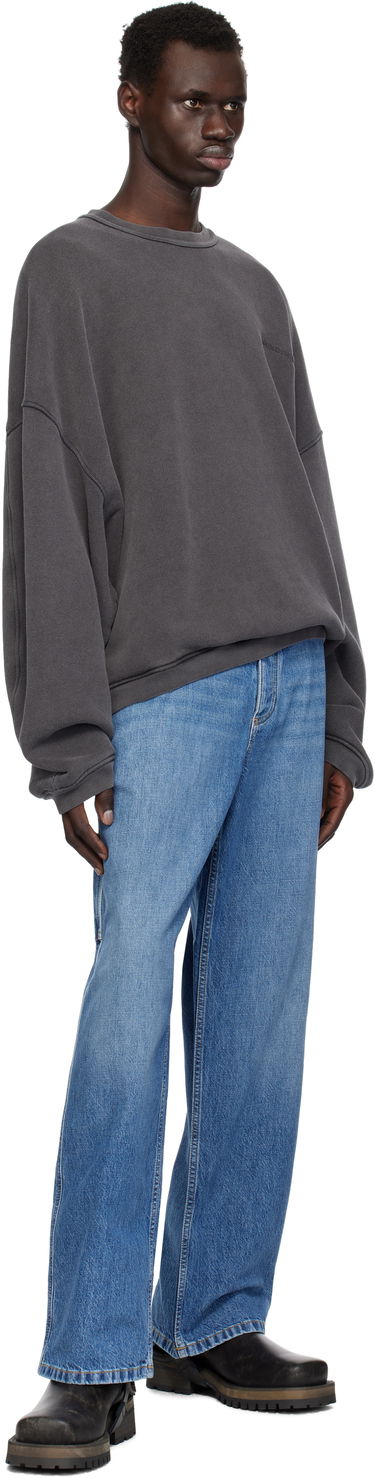 Пуловер Alexander Wang Alexander Wang Logo Crewneck Sweatshirt Сиво | 6CC1251083, 3