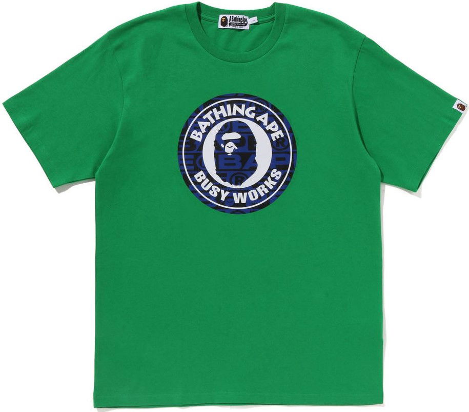 Тениска BAPE Bape Lux Sport Pattern Busy Works Tee XXL Зелено | 001csj201027I- GRN, 0