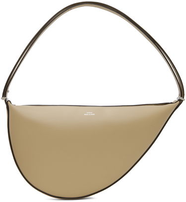 Чанта през рамо TOTEME Scooped Sling Leather Shoulder Bag Бежово | 242-WAL2276-LE0025, 0