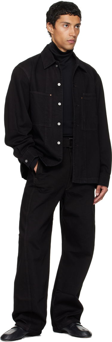 Риза LEMAIRE Lemaire Workwear Denim Overshirt Черно | OV1024 LD1064, 3