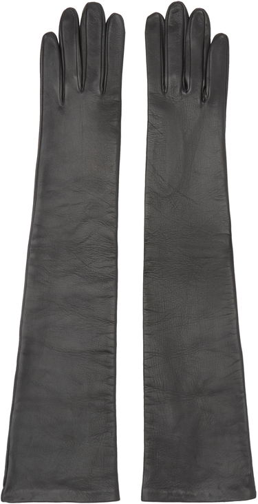 Ръкавици Dries Van Noten Soft Leather Long Gloves Черно | 242-010103-007, 0