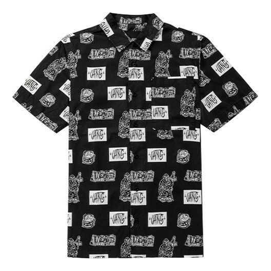 Риза Vans DUYANAIZI Series Print Short Sleeve Shirt Черно | VN0A5F44ZHA, 0