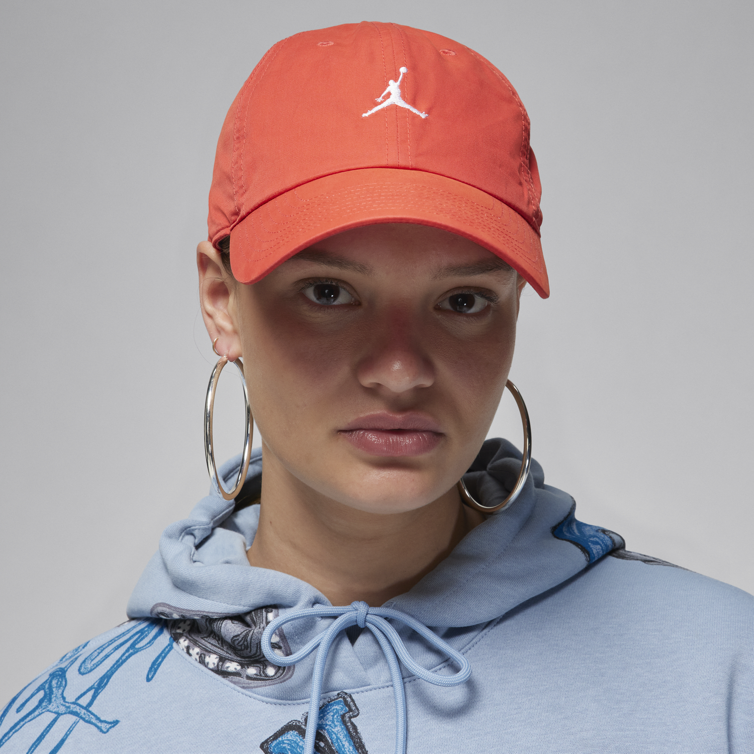 Шапка с козирка Jordan Club Cap Adjustable Unstructured Hat Червено | FD5185-604, 1