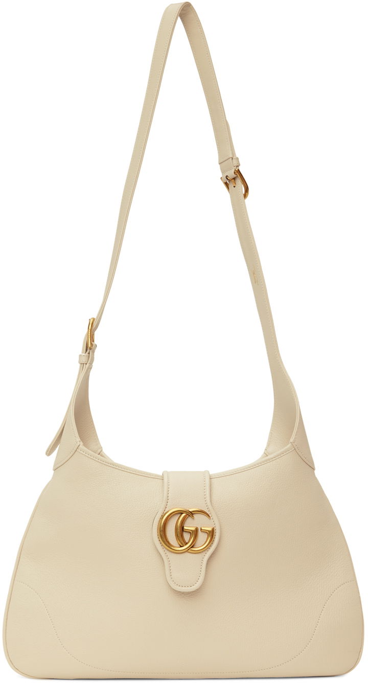 Чанта през рамо Gucci Medium Double G Aphrodite Shoulder Bag Бежово | 726274 AABE9, 0