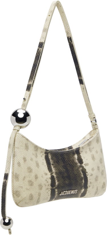 Чанта през рамо Jacquemus The Bisou Perle Python-Embossed Shoulder Bag Многоцветен | 25HBAW00057AC05G03, 1