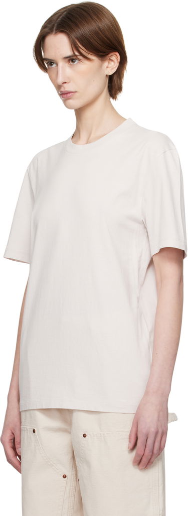 Тениска Maison Margiela Maison Margiela Cotton T-Shirt Бежово | S50GC0710 S23973, 4