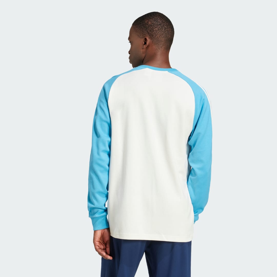 Фланелка adidas Performance Long Sleeve T-Shirt Бяло | JC8374, 1