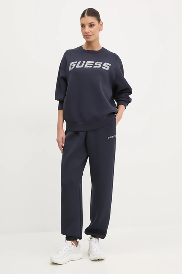 Пуловер GUESS Guess Cecilia Sweatshirt Тъмно синьо | V4BQ15K7UW2-A71W, 1