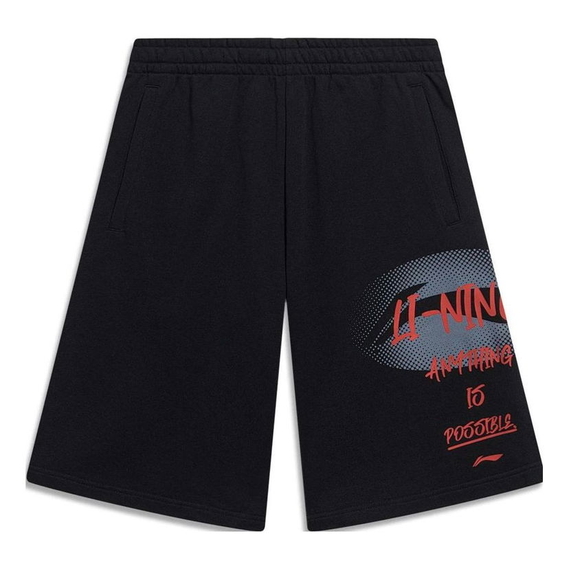 Къси панталони Li-Ning Anything Is Possible Graphic Loose Fit Shorts Черно | AKST591-2