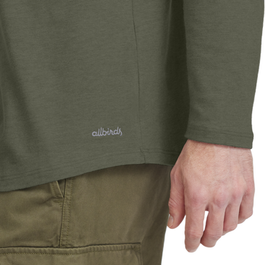 Тениска Allbirds Merino Long Sleeve T-Shirt, Size Small Зелено | A12117M, 3