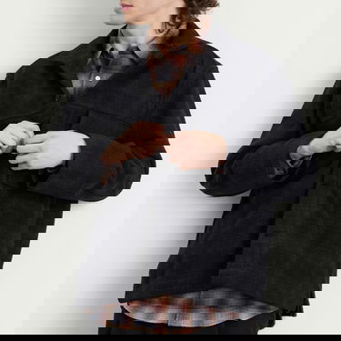 Яке YMC YMC Cruiser Check Shirt Jacket, Size Small Черно | P5ZAT-01, 5