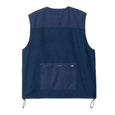 Жилетка Carhartt WIP Alma Vest "Blue stone washed" Тъмно синьо | I031929_01_06, 8