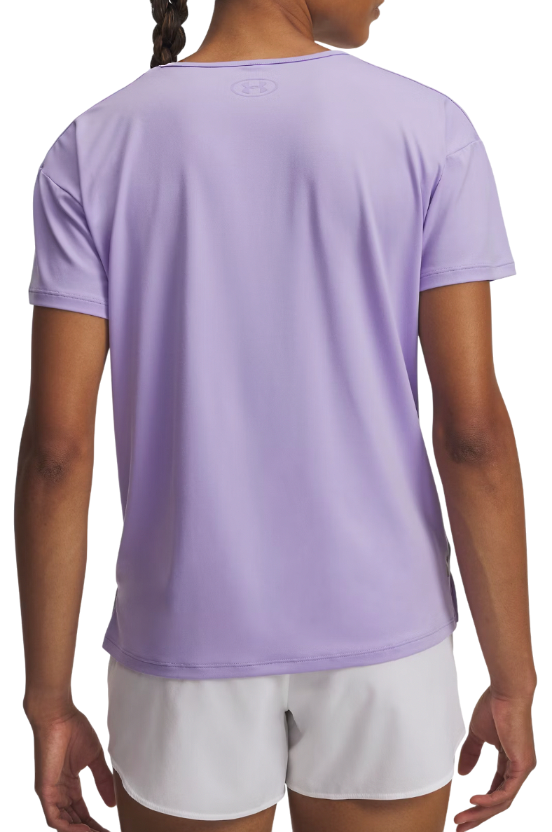 Съкратен топ Under Armour Vanish Energy Short Sleeve Cropped Wrap T-Shirt Лилаво | 1379141-538, 1