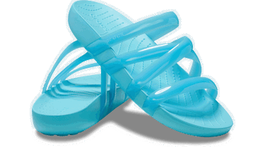 Кецове и обувки Crocs Splash Glossy Strappy Sandals Синьо | 208537-4NP, 1