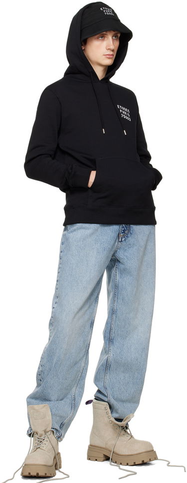Суитчър Études Stencil Hoodie Черно | H22MM254OC16BK, 3