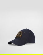 Washed-effect Drill Baseball Cap