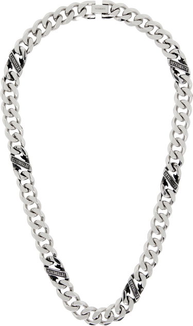 Колие VETEMENTS Vetements Silver-Tone Logo Chain Necklace Металик | UH76NE850S, 0