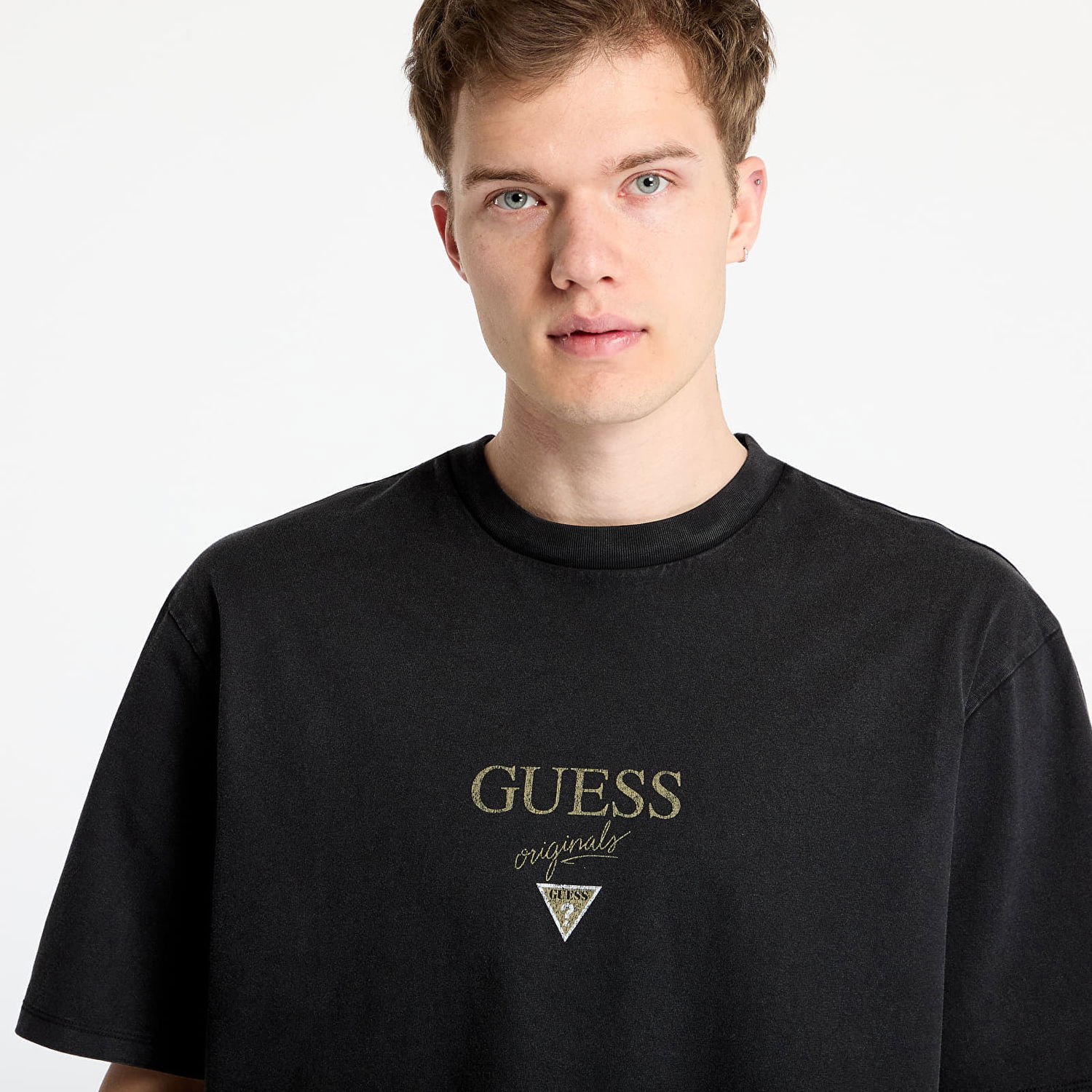 Тениска GUESS Originals Printed Baker Logo T-shirt Черно | M4BI15K8FQ4-JTMU, 1