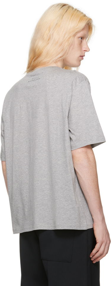 Тениска Studio Nicholson Studio Nicholson Bric T-Shirt Сиво | BRIC SNM-911, 2