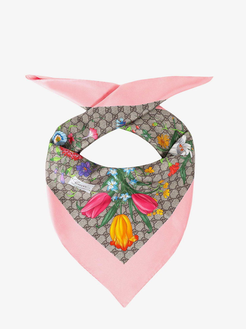 Шал Gucci FOULARD Розово | 6025853G0019772