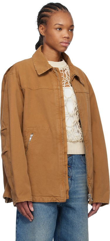 Яке Maison Margiela MM6 Maison Margiela Canvas Jacket Кафяво | SH0AM0048 M35249, 1