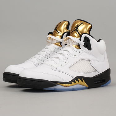 Кецове и обувки Jordan Air Jordan 5 Retro ''Olympic'' GS Бяло | 440888-133, 1