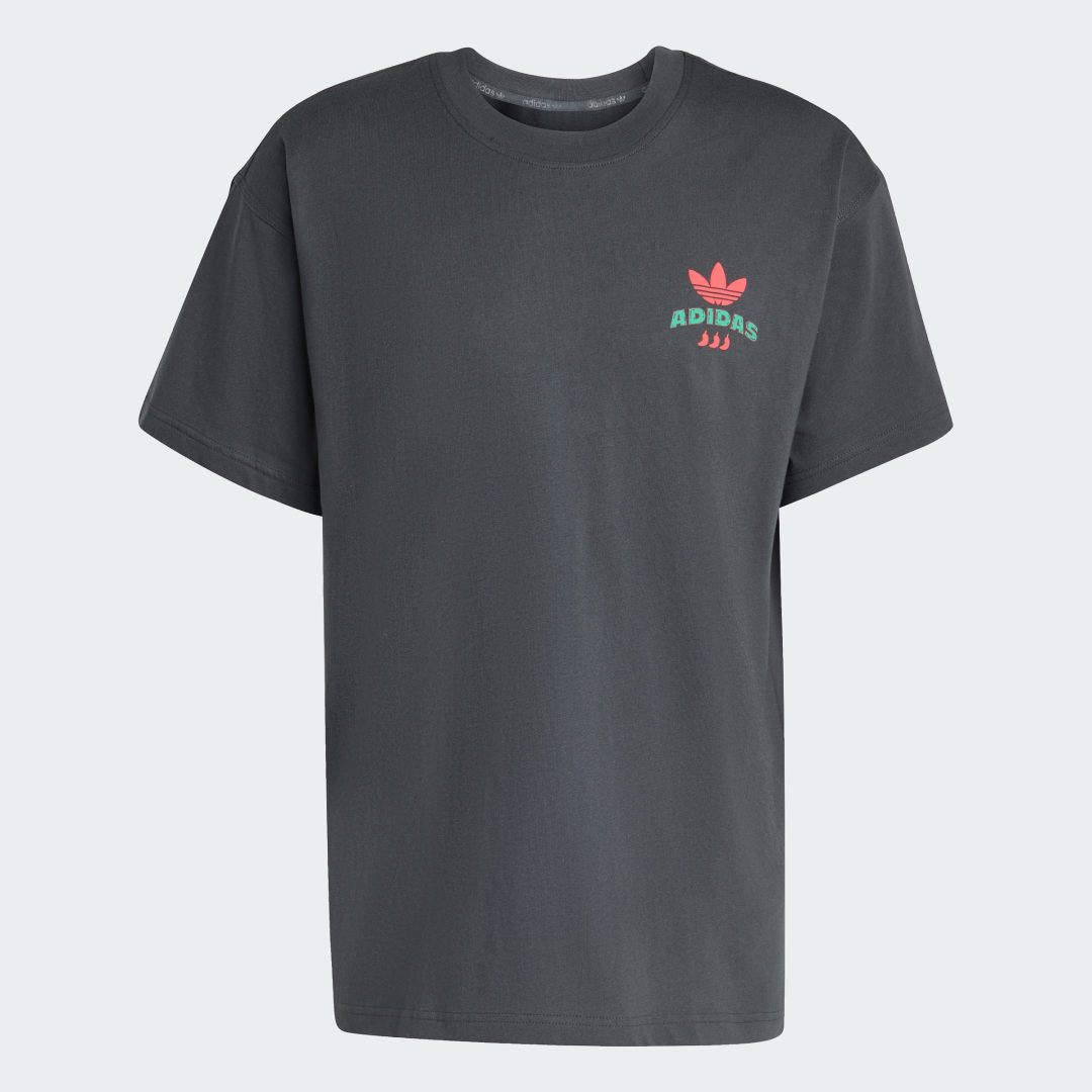 Тениска adidas Performance Chilli GFX Graphic T-Shirt Сиво | KG9864, 0