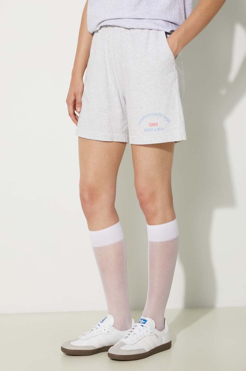 Къси панталони Sporty & Rich LA Athletic Group Gym Shorts Сиво | SH021S402LH, 0