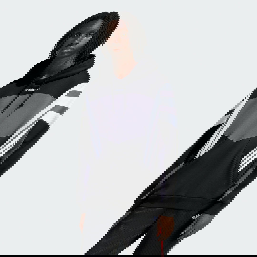 Суитчър adidas Performance Colorblock Striped Hoodie SANTIAGO HD Многоцветен | KT0727, 0