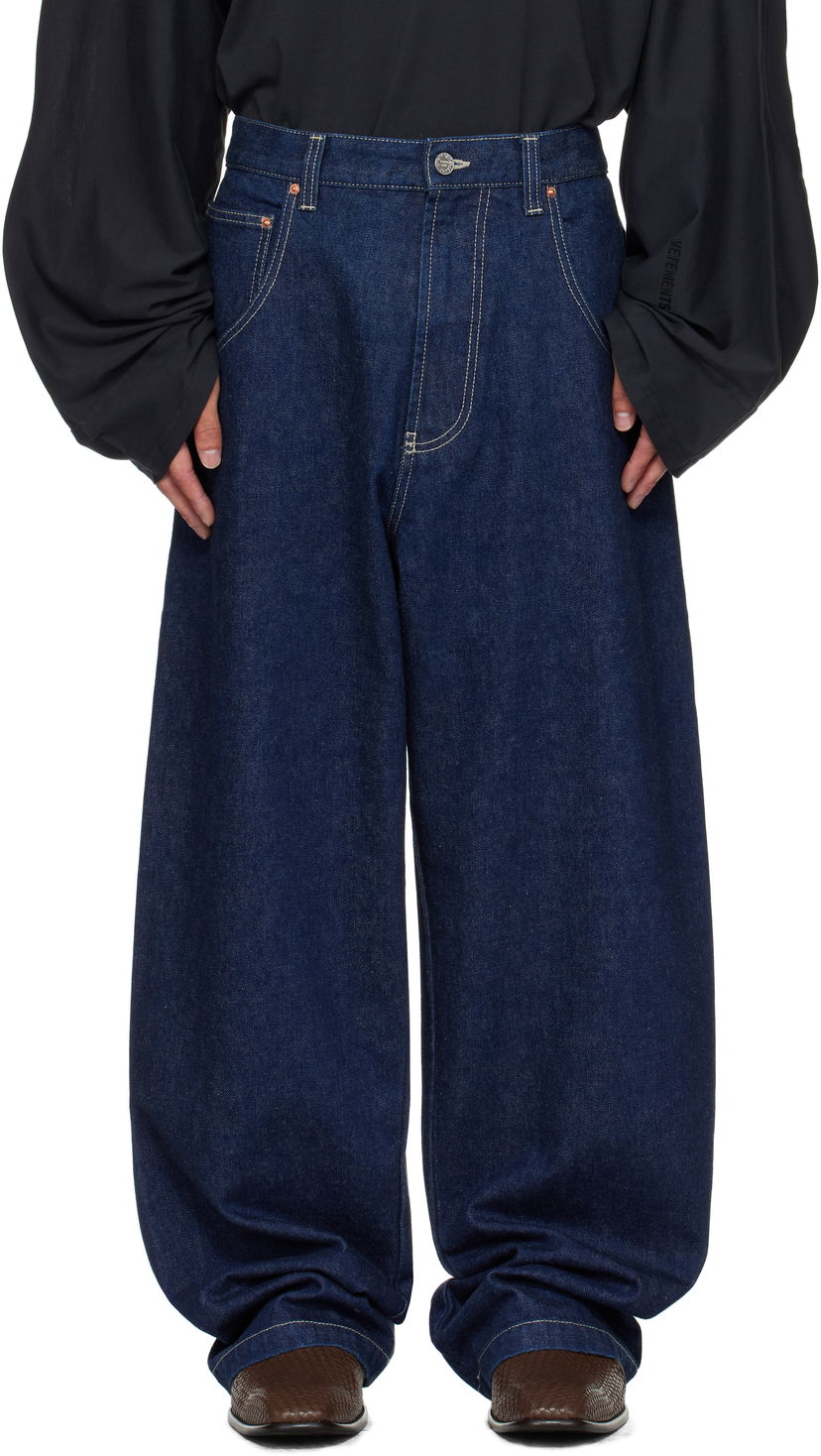Дънки VETEMENTS VETEMENTS Hip-Hop Jeans Синьо | UH76DP250N