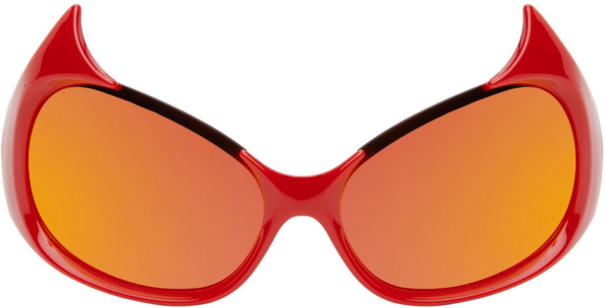 Слънчеви очила Balenciaga Red Gotham Cat Оранжево
 | BB0284S-004, 0