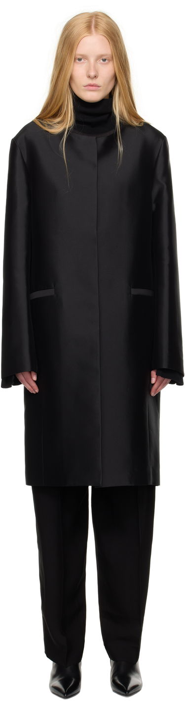 Палта TOTEME TOTEME Collarless Coat Черно | 253-WRO0213-FB0429, 0