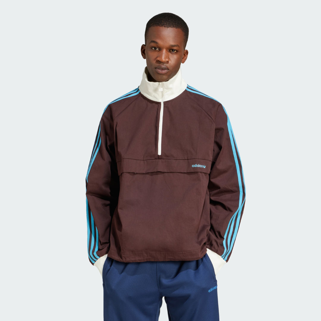 Ветровка adidas Performance Quarter-Zip Windbreaker Кафяво | JC8376, 0