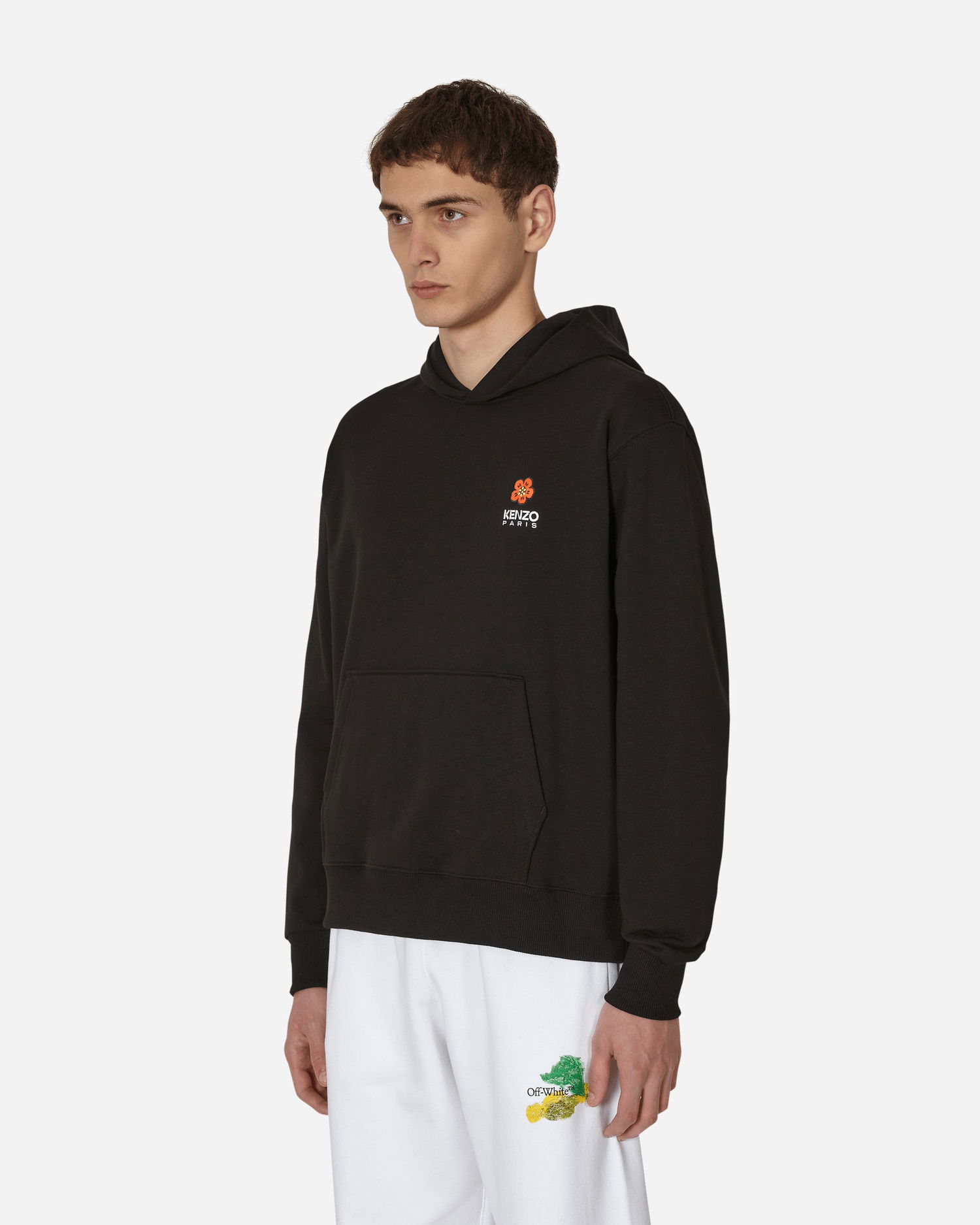 Суитчър KENZO 'Boke Flower' Crest Classic Hooded Sweatshirt Черно | FD55SW4414MF 99, 1
